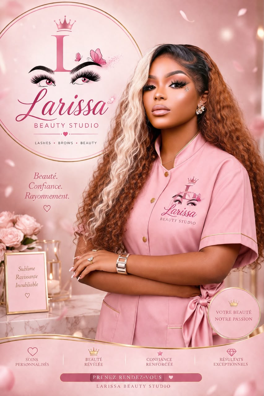 Portrait de l'équipe professionnelle de LARISSA BEAUTY STUDIO & PRETTY NAILS